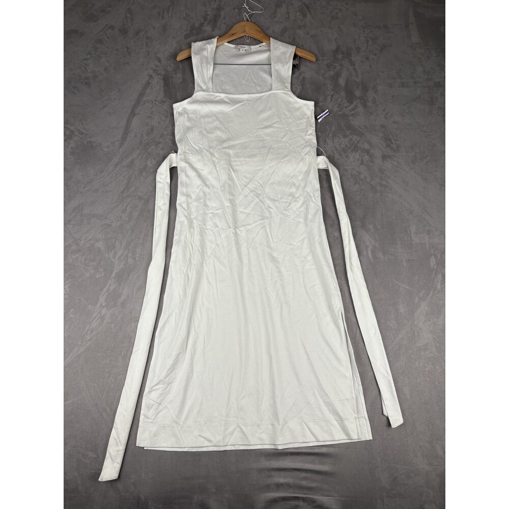 Vince Sleeveless Maxi Dress‎ Square Neck Tie Waist Size M - Picture 2 of 10